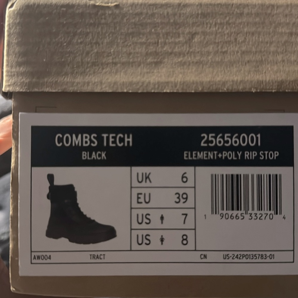 Comb tech 8 tie in black - Picture 5 of 5